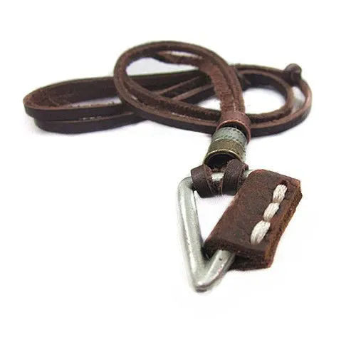"Free People" Annie Hammer Leather Necklace