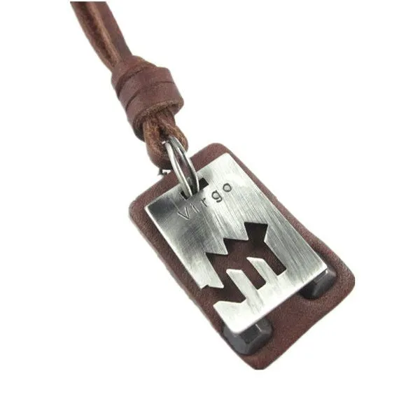 "Free People" Annie Hammer Leather Necklace