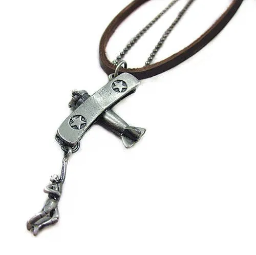 "Free People" Annie Hammer Leather Necklace