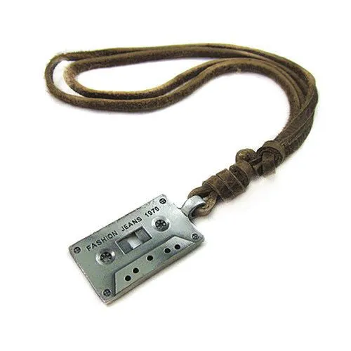 "Free People" Annie Hammer Leather Necklace