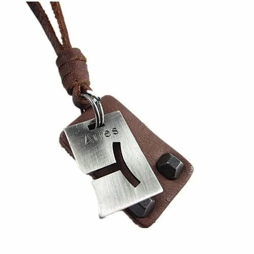 "Free People" Annie Hammer Leather Necklace