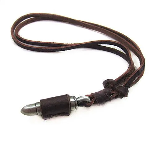 "Free People" Annie Hammer Leather Necklace