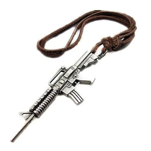 "Free People" Annie Hammer Leather Necklace