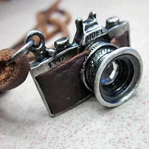 "Free People" Annie Hammer Leather Necklace
