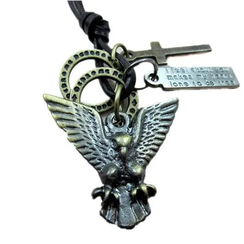 "Free People" Annie Hammer Leather Necklace