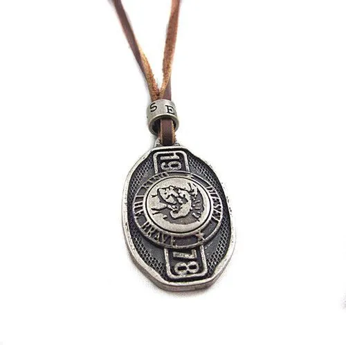 "Free People" Annie Hammer Leather Necklace