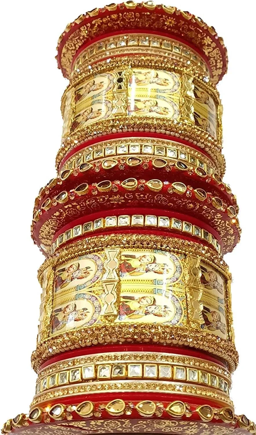 Radha Krishna Bridal Rajasthani Fashion Chura sets Rajputi Chuda Set for Girls / Women - Bridal Bangles Set