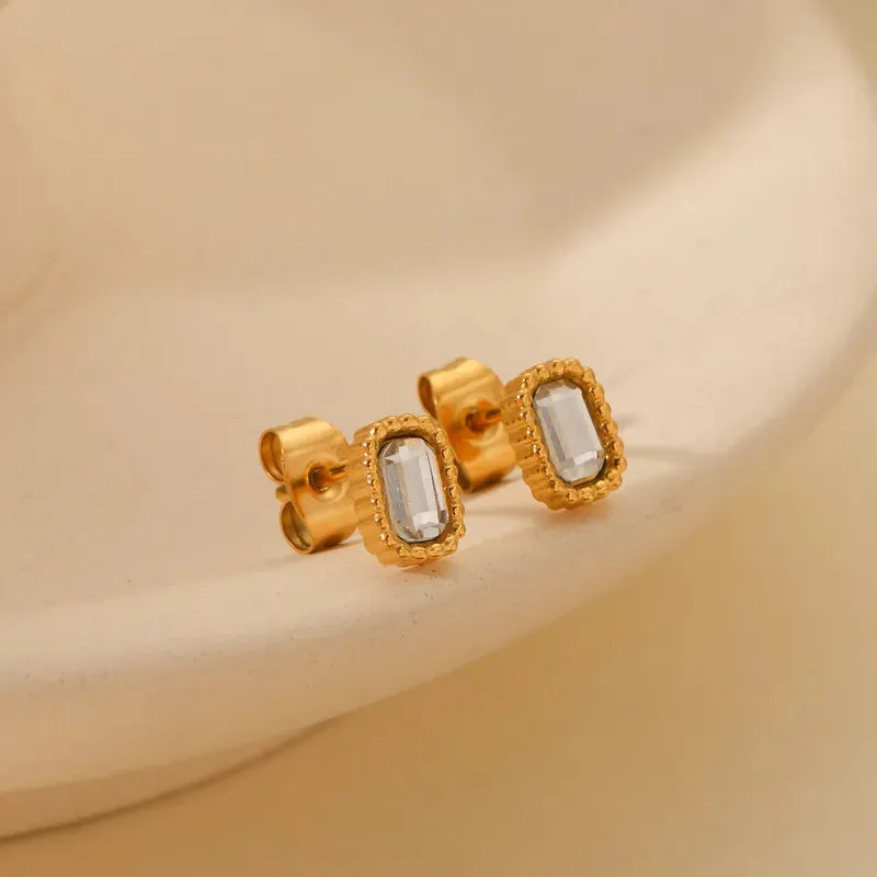 Radiant Gold Studs