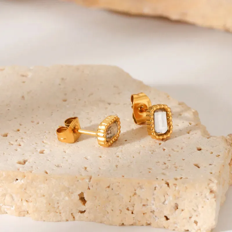 Radiant Gold Studs