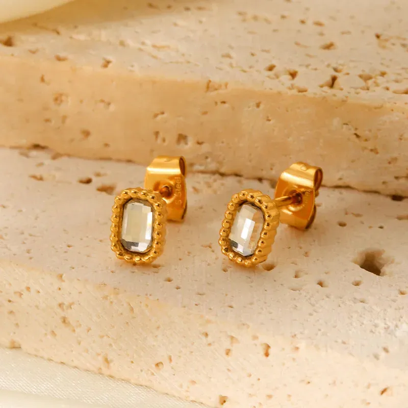 Radiant Gold Studs