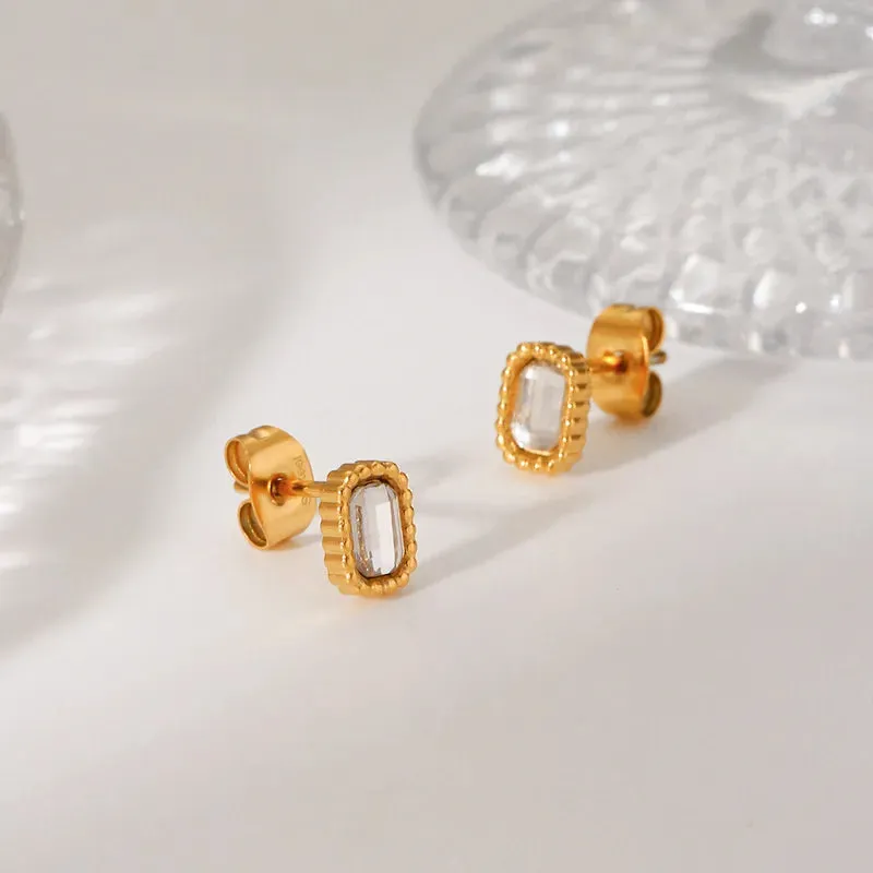 Radiant Gold Studs