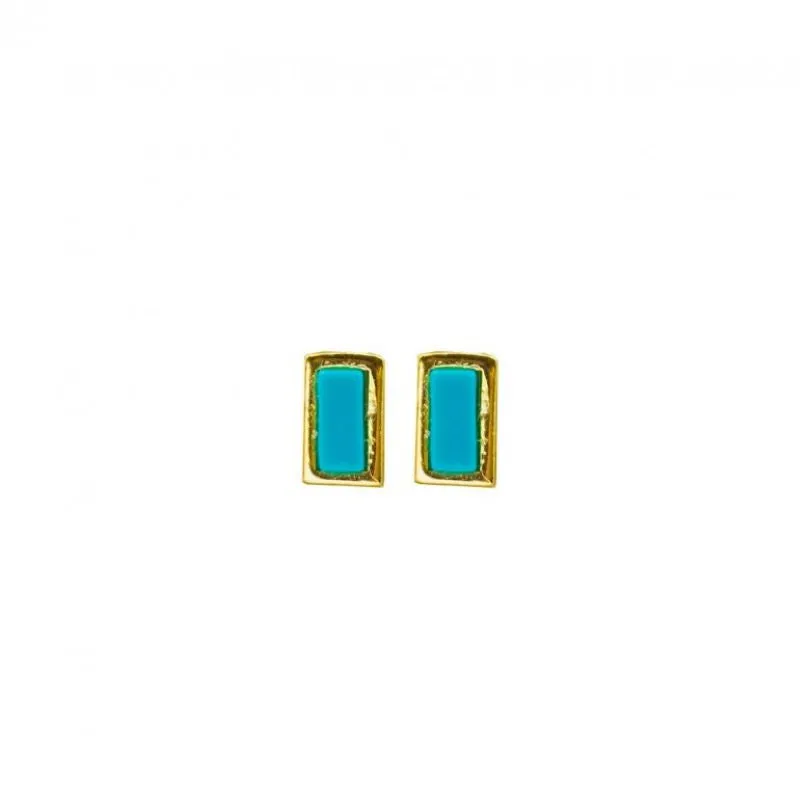 Rectangle Stud Earring