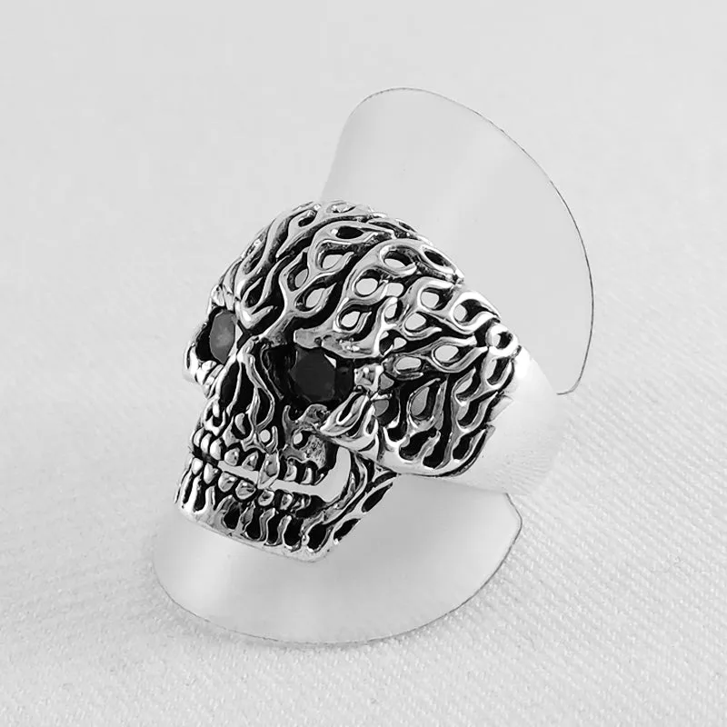 Red Eye Skull Ring