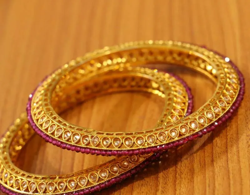 RED RUBY BANGLES