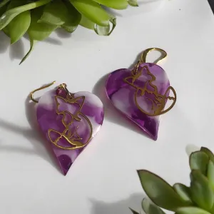 Royal Foxheart Earrings