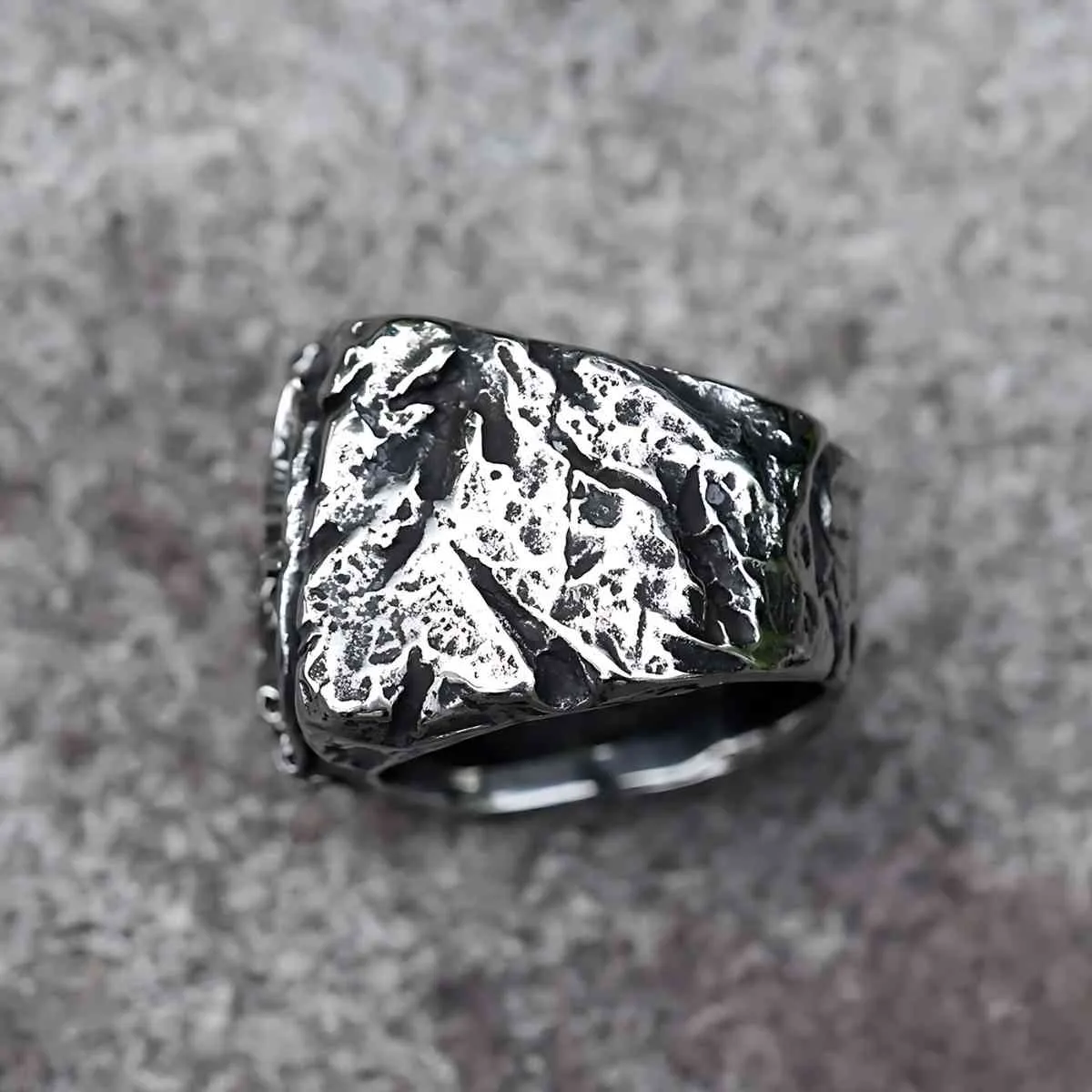 Satanic Goat Head Ring