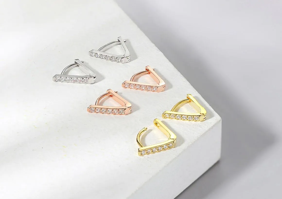 Simple Geometry Stud Earrings