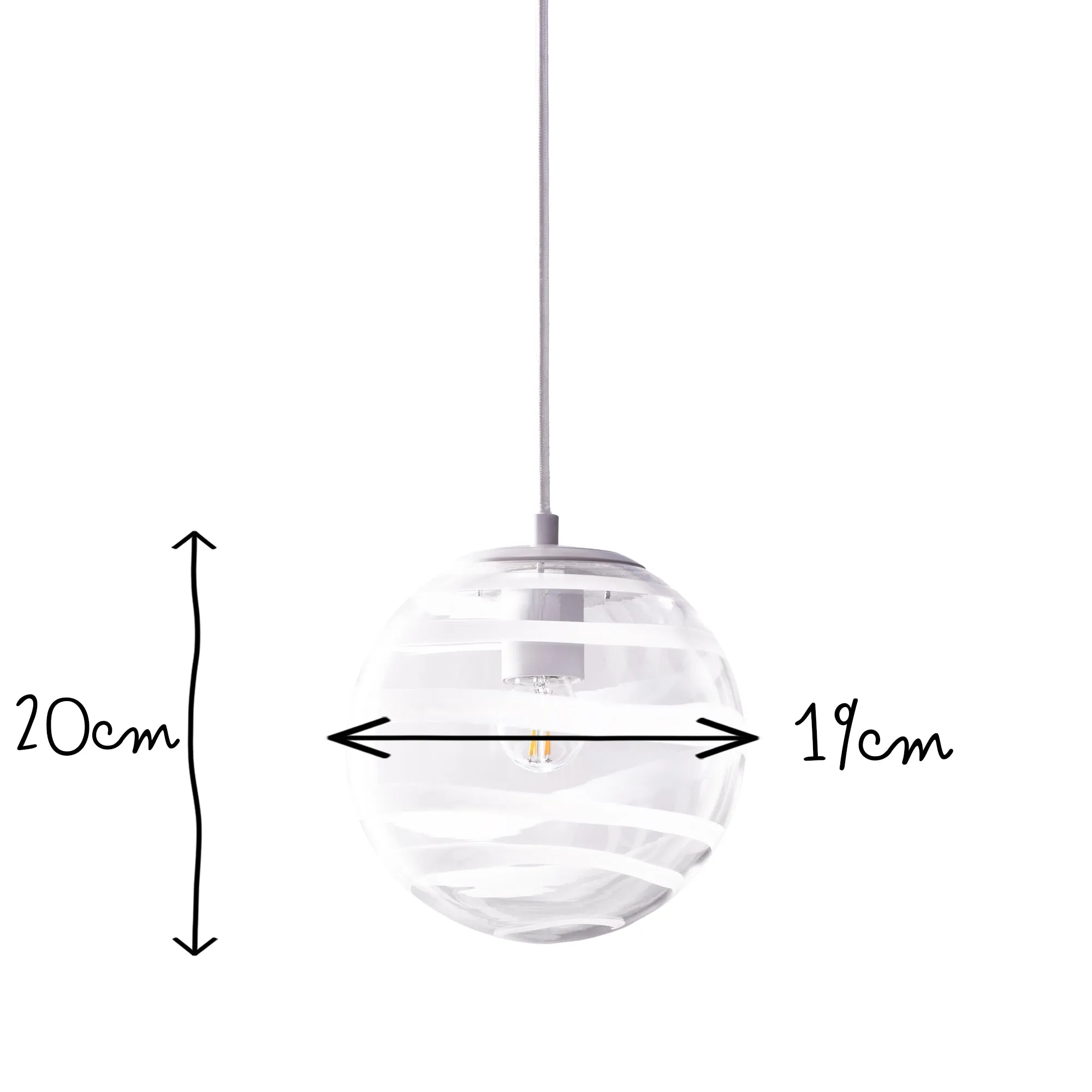 Smaller Humbug pendant light