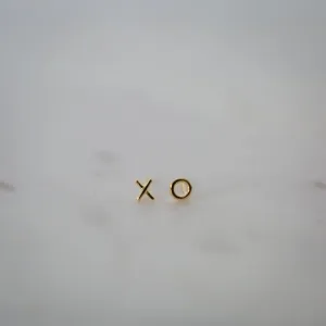 SOPHIE Store Ex Oh Studs - Gold