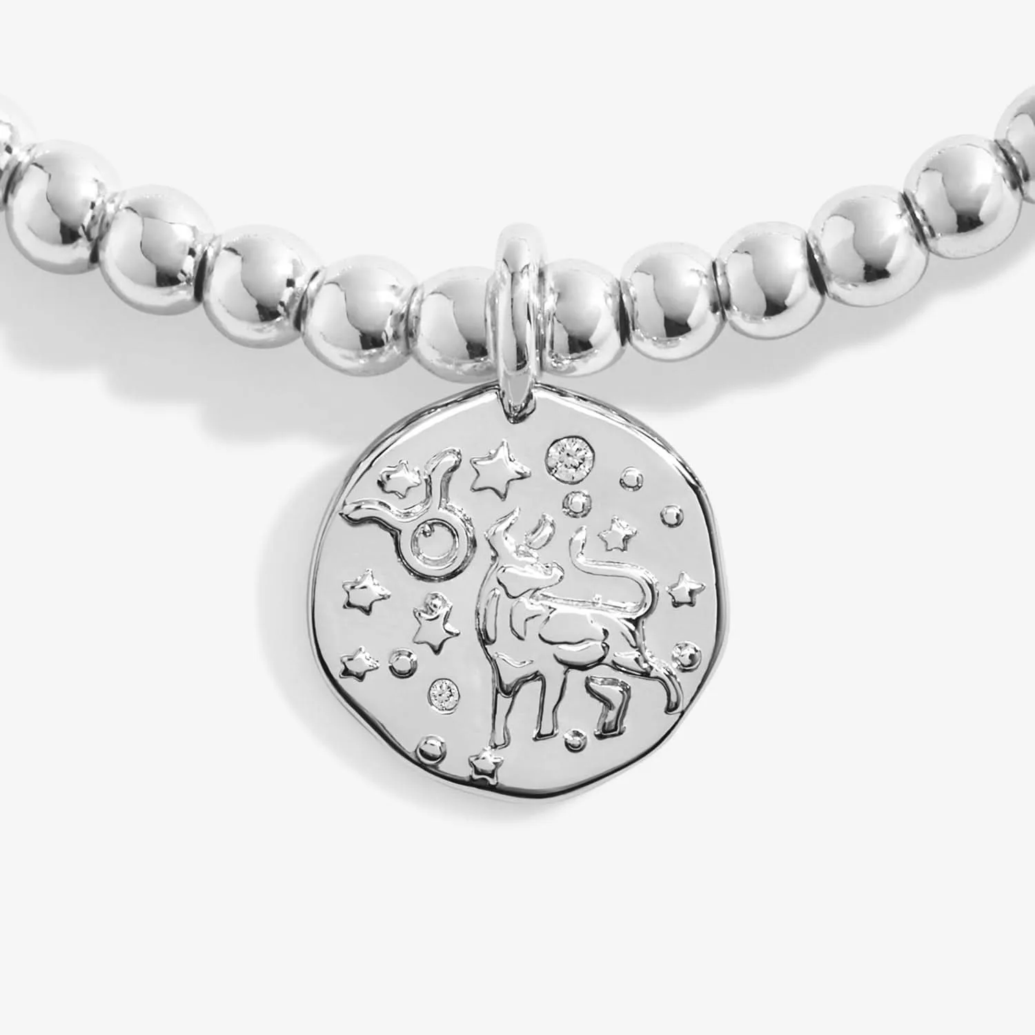 Star Sign A Little Taurus Silver Plated Bracelet 7445