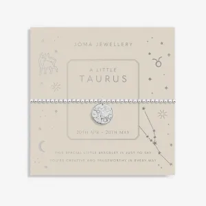 Star Sign A Little Taurus Silver Plated Bracelet 7445