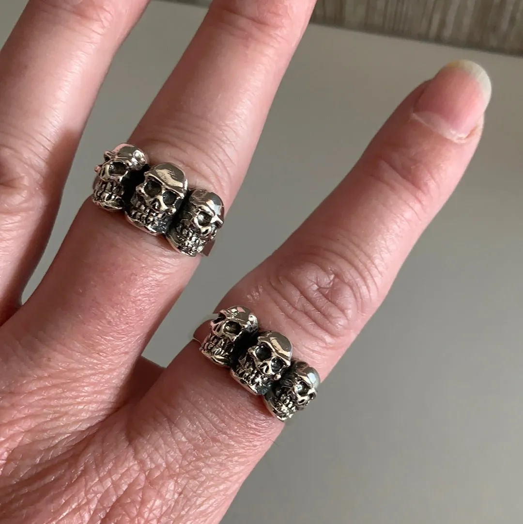 Sterling Silver Skull Rings
