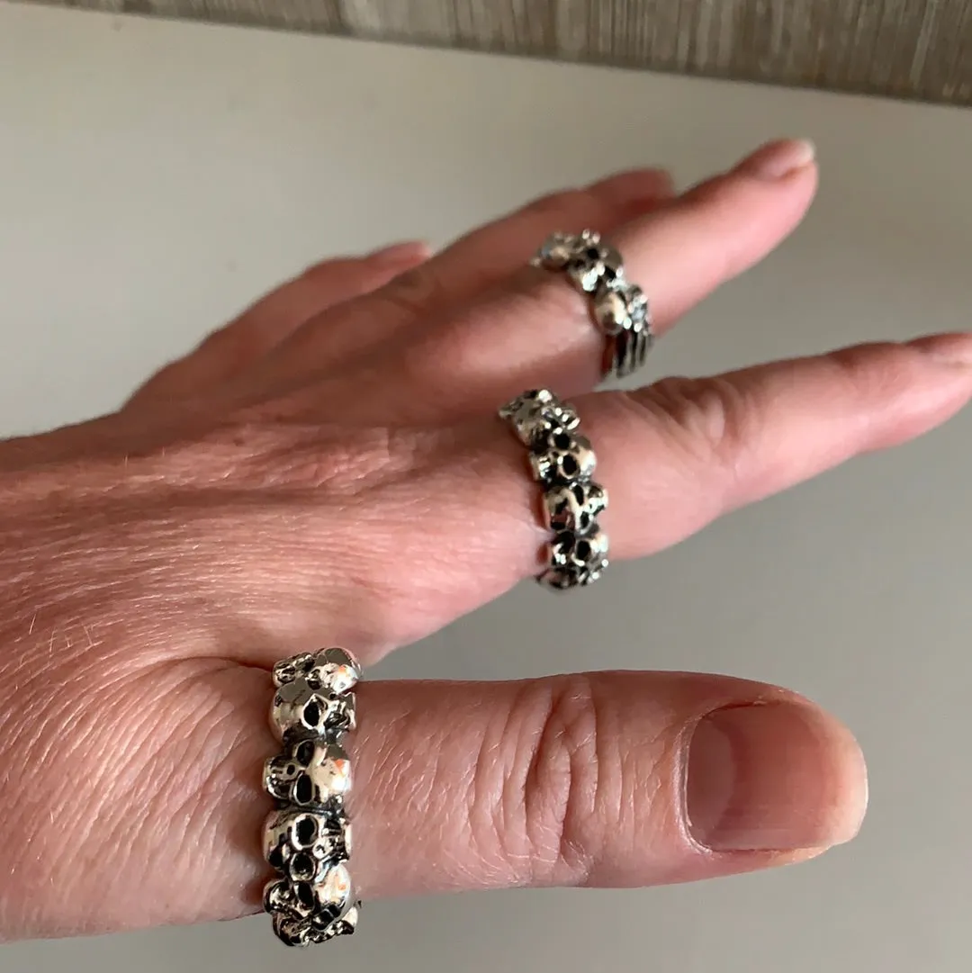 Sterling Silver Skull Rings