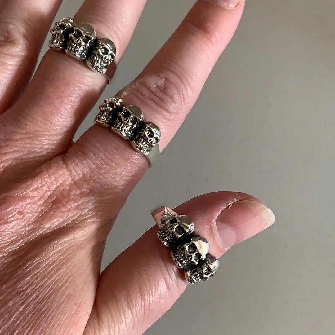 Sterling Silver Skull Rings