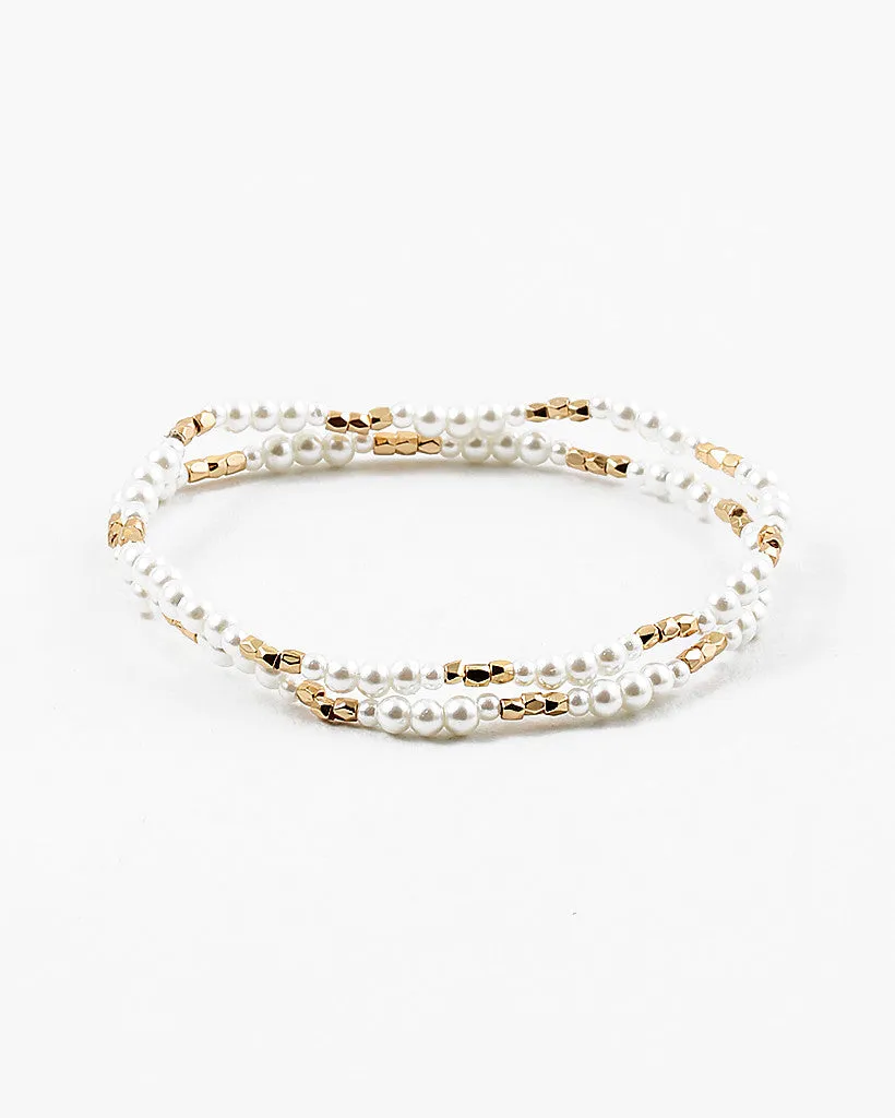 Stretch Pearl Bracelets