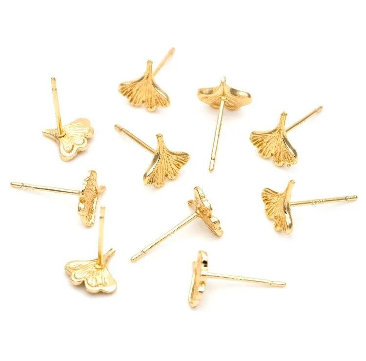 Studs - Ginkgo Leaf