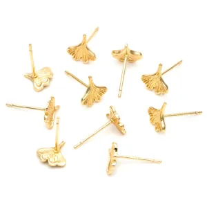 Studs - Ginkgo Leaf