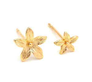 Studs - Tiny Flower (6mm)
