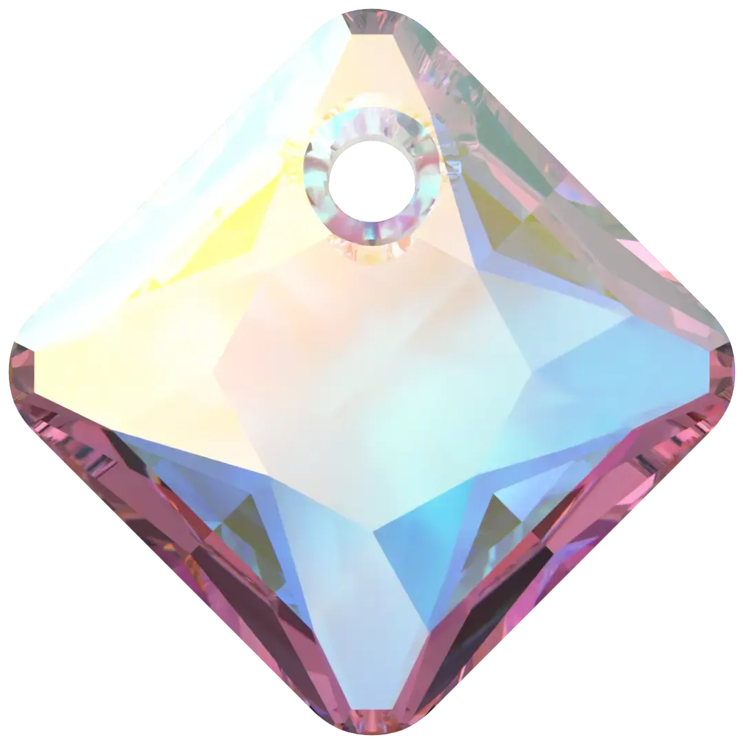 Swarovski Pendants Princess Cut (6431) Crystal AB
