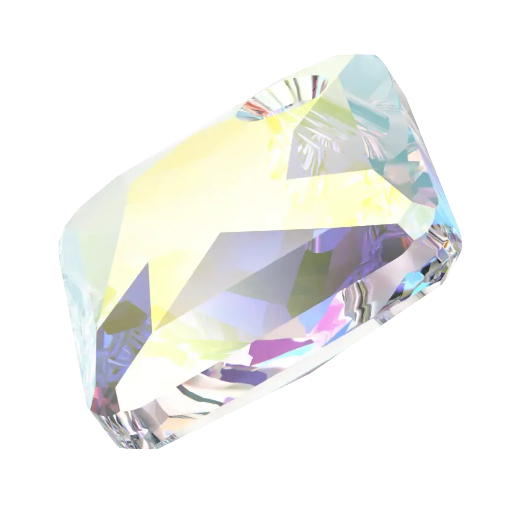 Swarovski Pendants Princess Cut (6431) Crystal AB