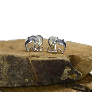 Thai Silver Elephant Stud