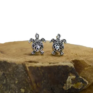 Thai Silver Turtle Stud