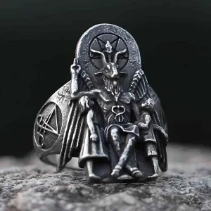Throne Of Baphomet Ring