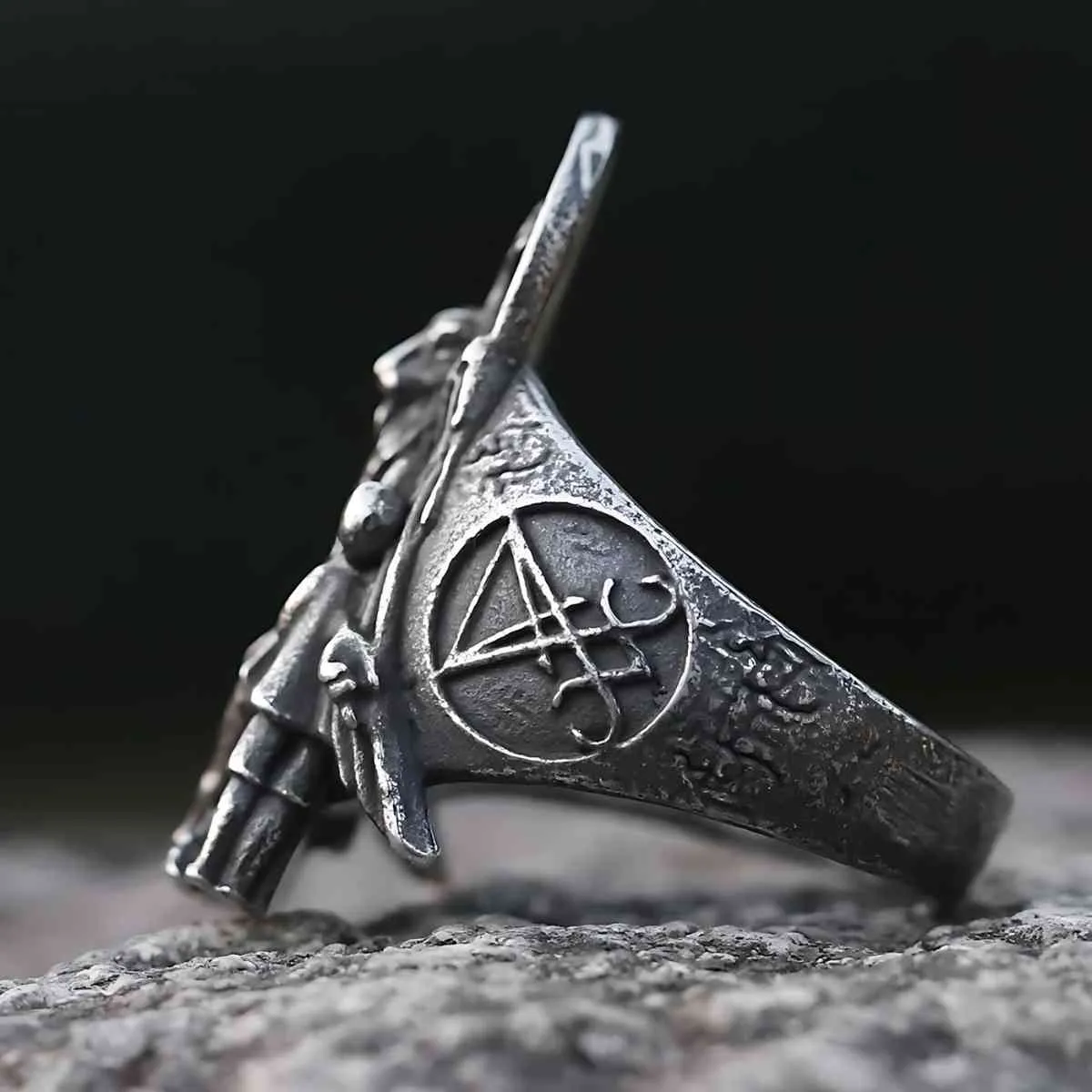 Throne Of Baphomet Ring