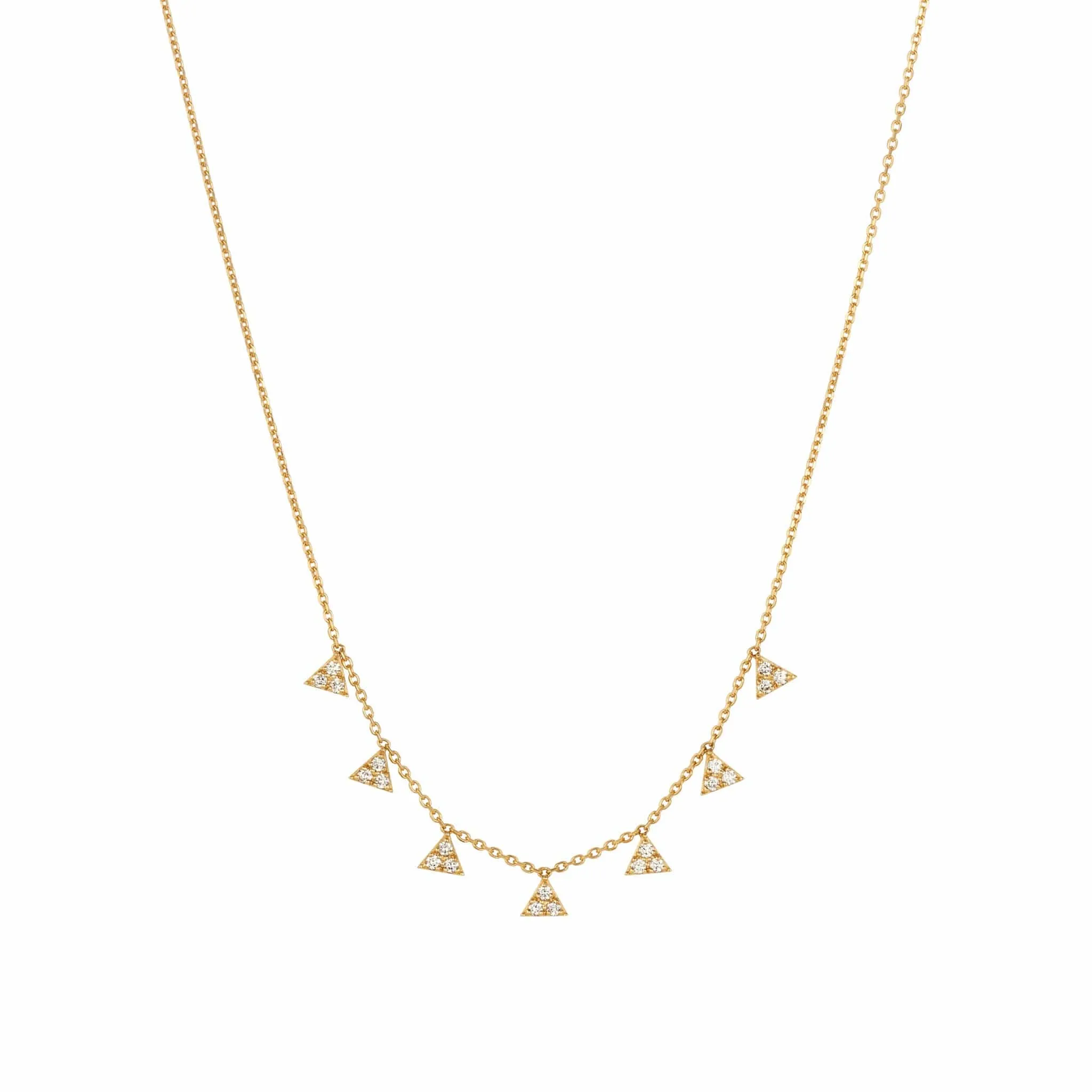 Triangle Diamond Necklace
