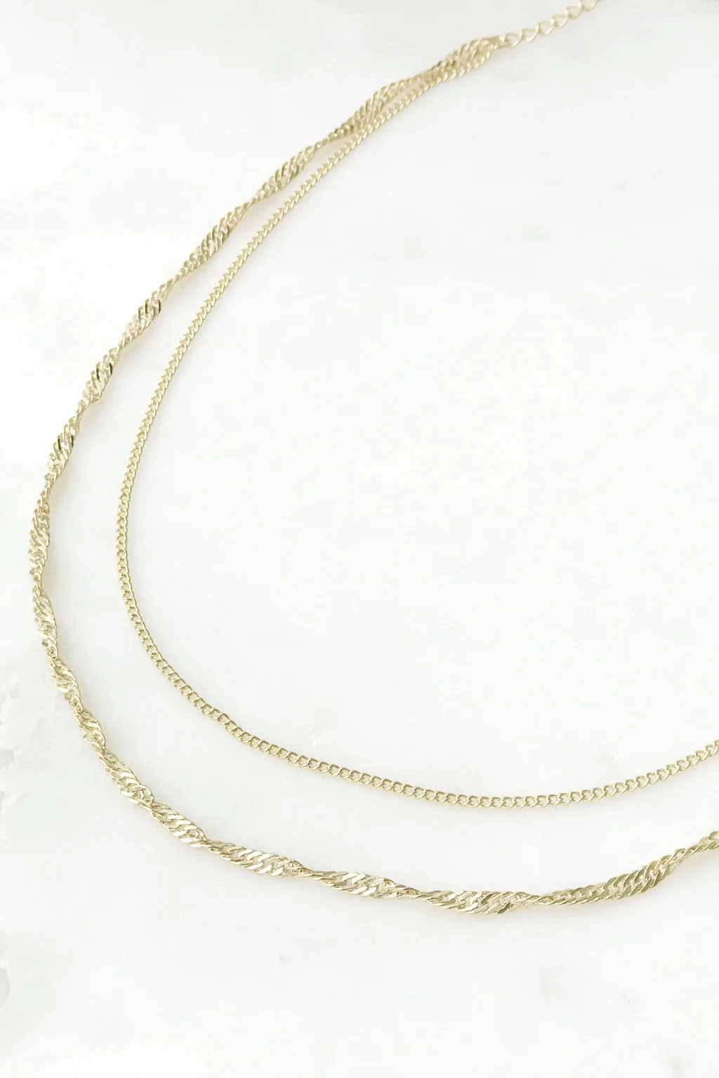 Twist Layer Chain Necklace