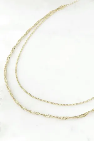 Twist Layer Chain Necklace