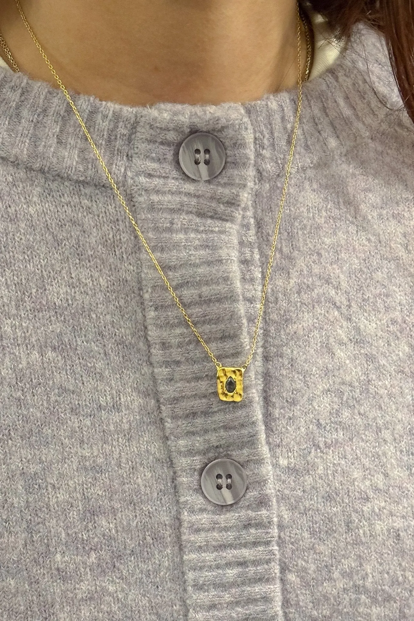 Une A Une Diju Iolite Necklace