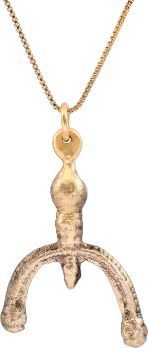 VIKING LUNAR PENDANT NECKLACE, 9th-10th CENTURY