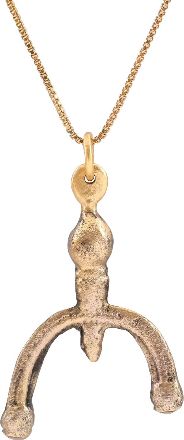 VIKING LUNAR PENDANT NECKLACE, 9th-10th CENTURY