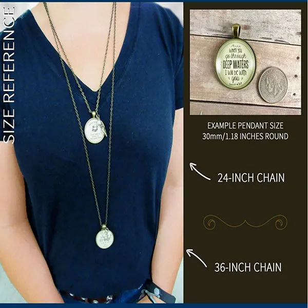 Writing Necklace Fill Your Paper Words Worth
